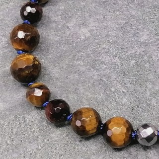 Edelstein Set Tiger, Detailansicht Steine